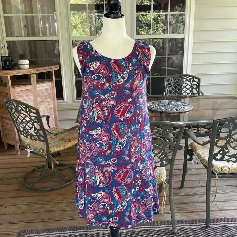 LOFT multicolored shift dress